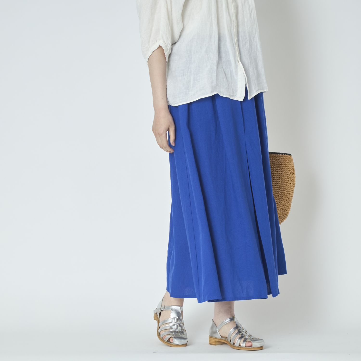 TUTIE./コットンリネンタックスカート -さらっとしたコットン